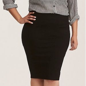 Torrid Black Pencil Skirt